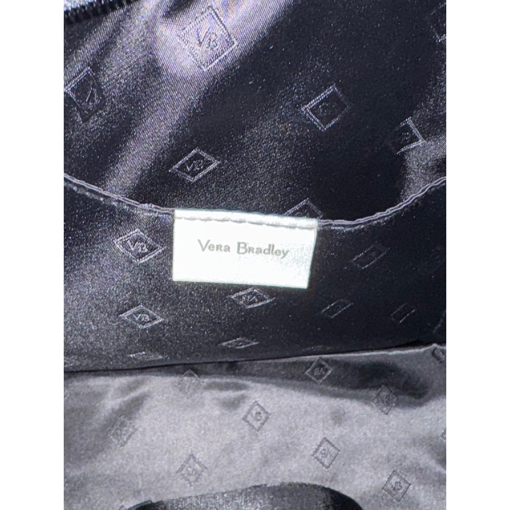 Vera Bradley Large Travel Bag Weekender Luggage Blue Pattern - Picture 9 of 13